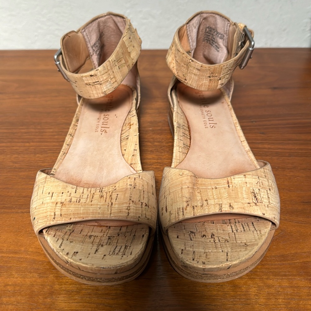 Gentle Souls Cork Sandals